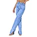 light wash jeans high waist jeans manufacturer