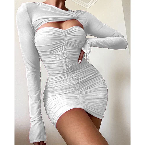 sexy mini dress mesh dress manufacturer