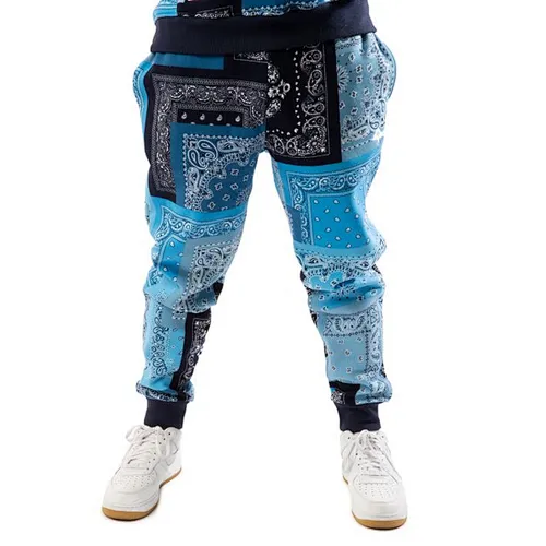 Wholesale OEM Colorblock Hot Selling Fitness Jogging Pants Men Elastic Custom Tie Dye Joggers Sweatpants Sports