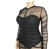 sexy mesh dress plus size dress manufacturer