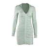 silk bodycon dress mini ruched dress manufacturer