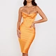 silk midi dress satin corsets dress manufacturer