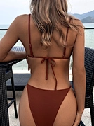 solid swimsuits costrast color bikini manufacturer
