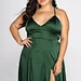 maxi satin dress custom plus size dress manufacturer