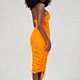 ruched bodycon dress midi manufacturer