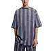 oversized striped t shirts manufacturer