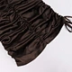 sexy ruched dress backless mini dress manufacturer