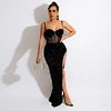 elegant dress rhinestone bodycon dress manufacturer