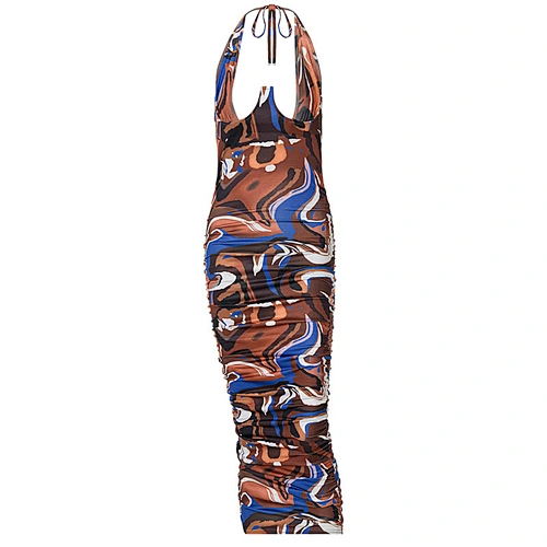 printed bodycon dress hollow out dress manufacturer