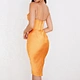 silk midi dress satin corsets dress manufacturer