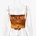 satin tops crystal cropped corsets manufacturer