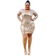 sequined bodycon dress plus size dress manufacturer