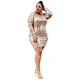 sequined bodycon dress plus size dress manufacturer