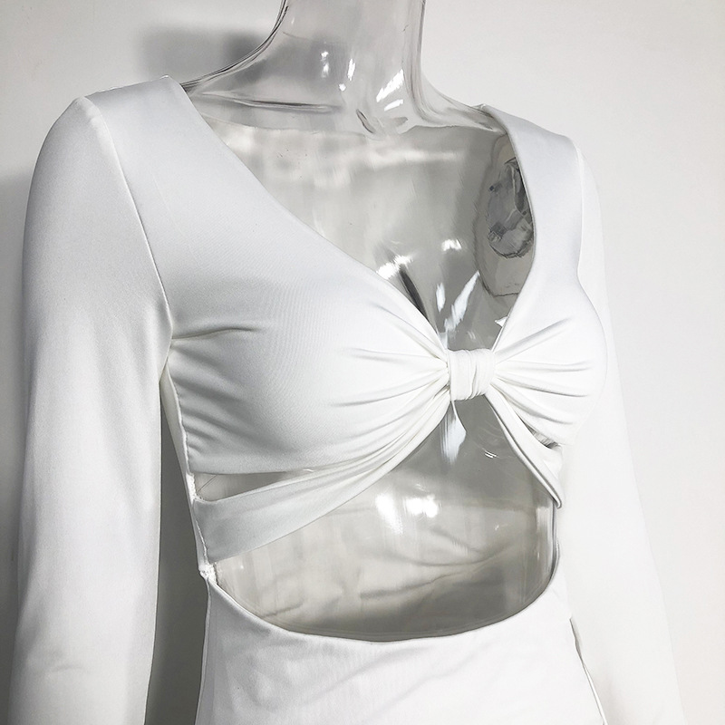 cut out mini dress pleated bodycon dress manufacturer