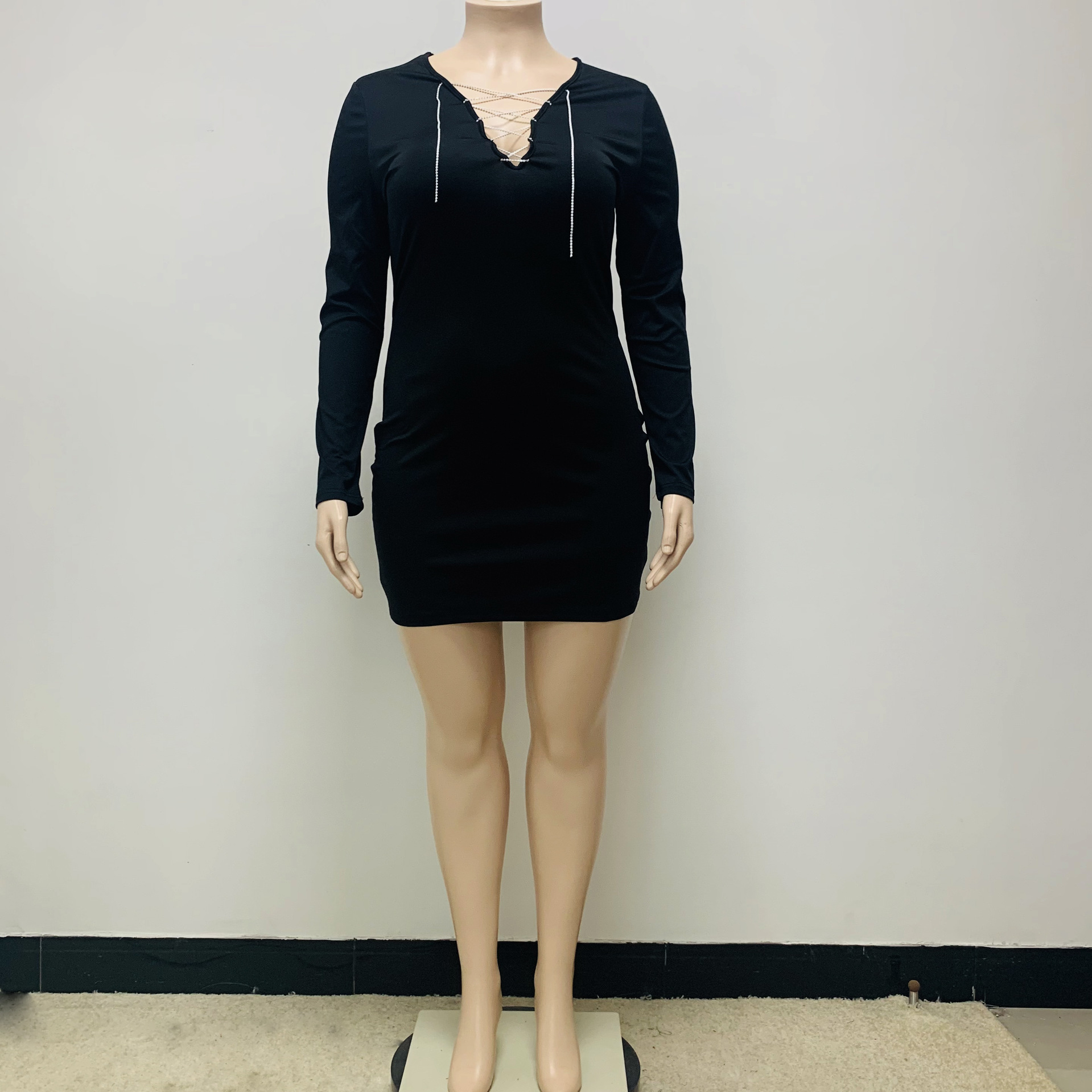 sequined plus size dress bodycon dress manufacturer
