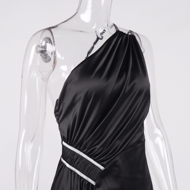 satin maxi dress ruched gown dress manufacturer