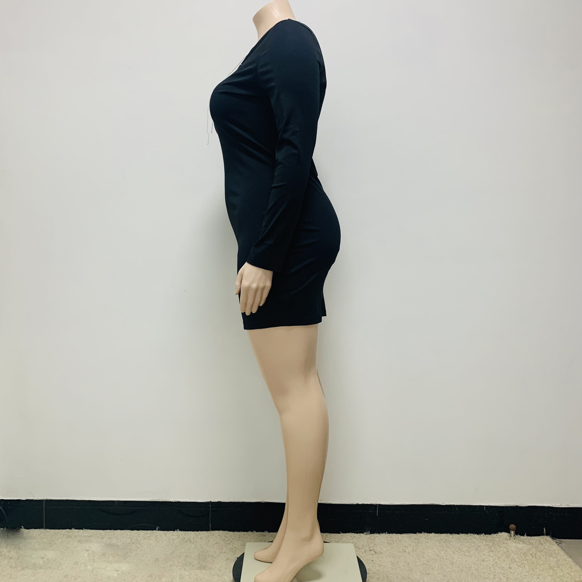 sequined plus size dress bodycon dress manufacturer