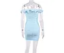 ruffle strapless dress mesh chiffon dress manufacturer