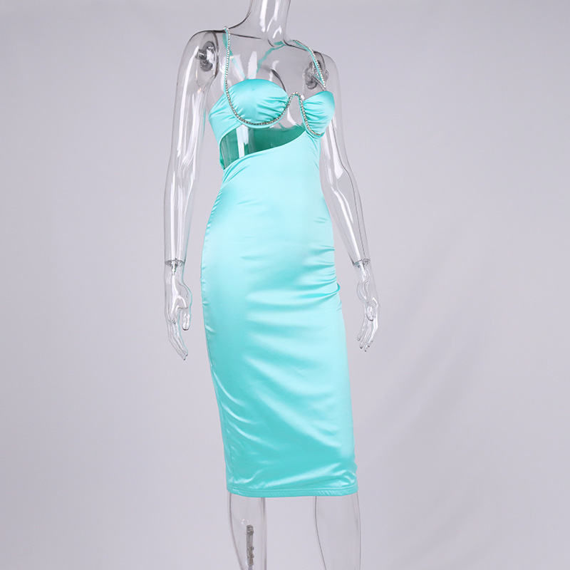 ladies hollow out sequin dress manufacturer