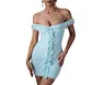 ruffle strapless dress mesh chiffon dress manufacturer