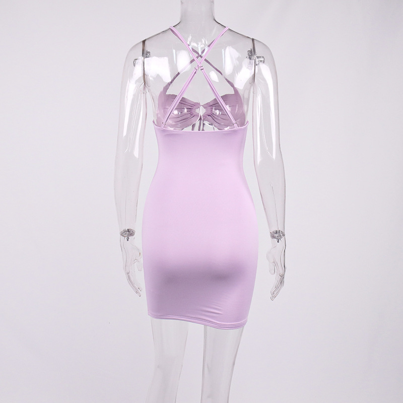 hollow out bodycon dress party dress manufacturer
