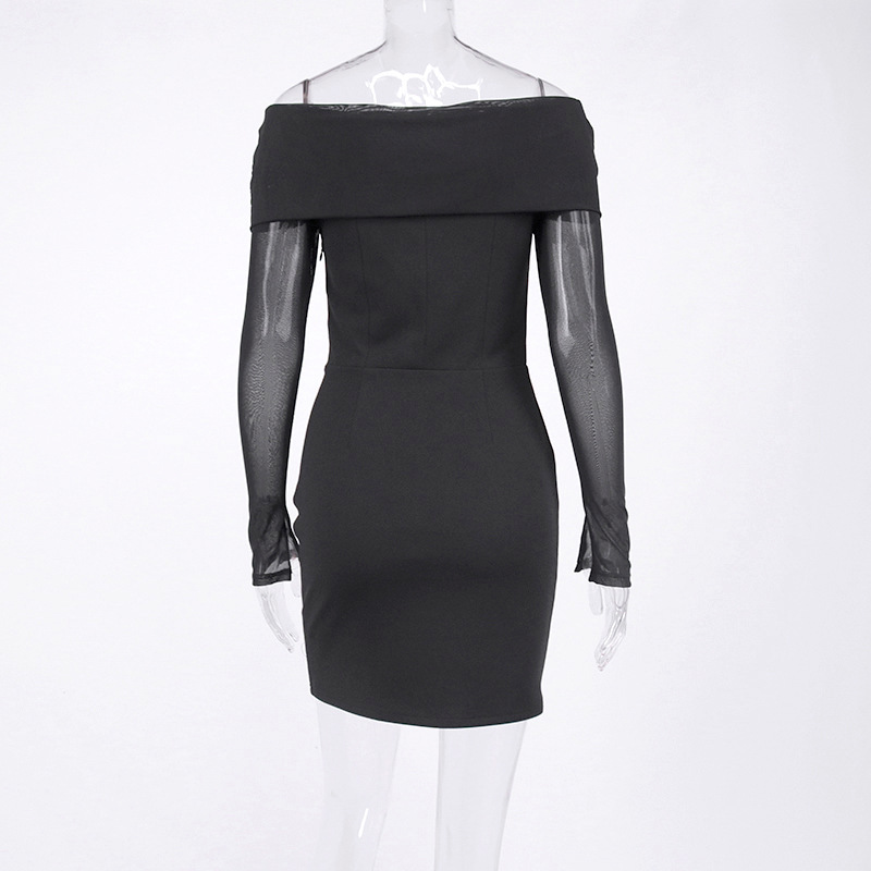 bodycon mini dress black party dress manufacturer