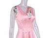 pink mini satin dress manufacturer