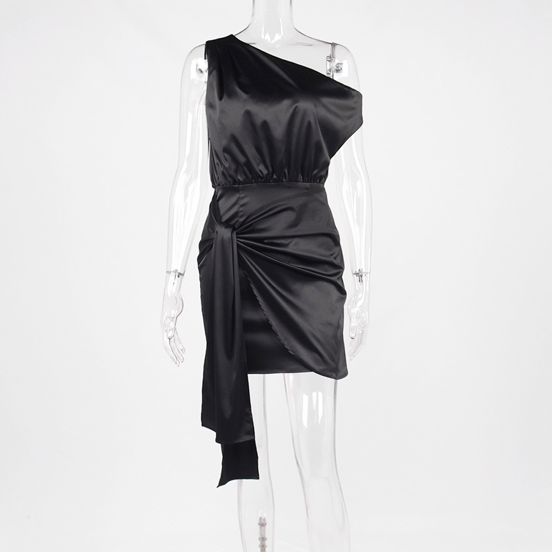 satin mini dress backless dress manufacturer