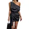 satin mini dress backless dress manufacturer