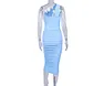 one shoulder dress maxi bodycon dress manufacturer