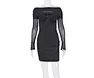 bodycon mini dress black party dress manufacturer