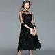 tassel feather dress puffy dress manufacturer