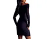 bodycon mini dress black party dress manufacturer