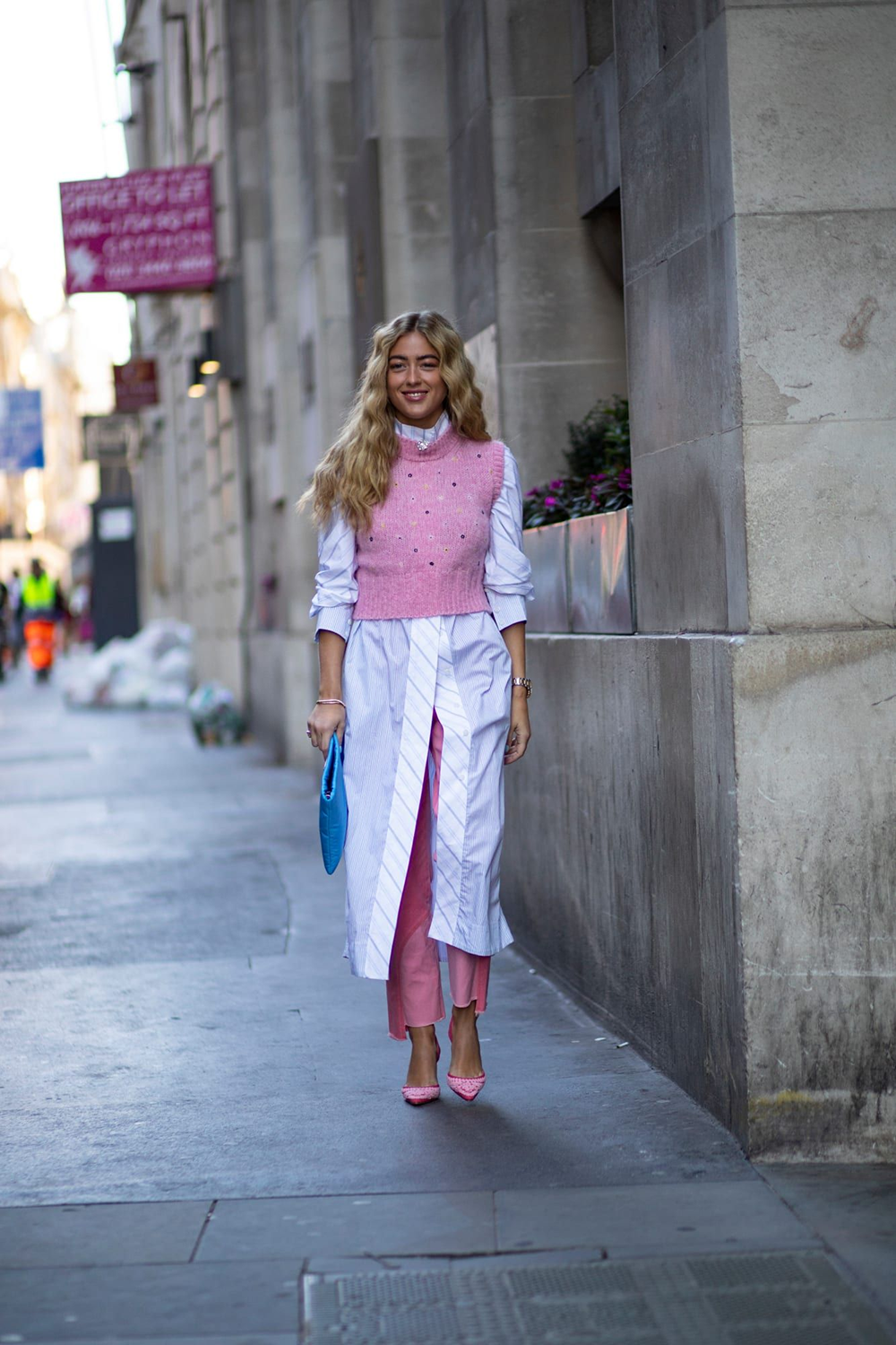 Pants over Skirts Are Back