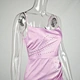 pink satin slip dress manufacturer
