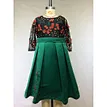 mesh flower embroidery girl dress manufacturer