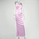 pink satin slip dress manufacturer
