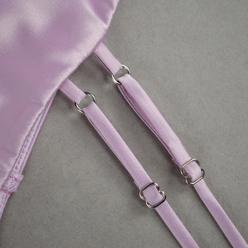 pink satin slip dress manufacturer