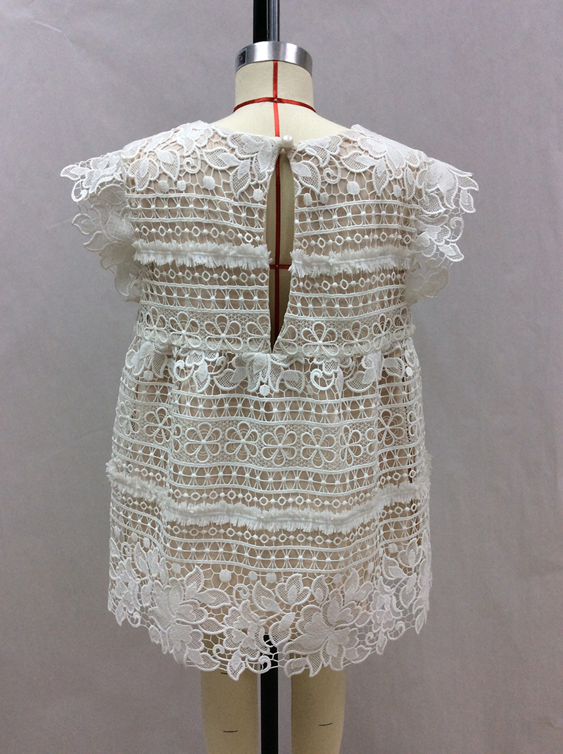 sleeveless lace girl dress manufacturer