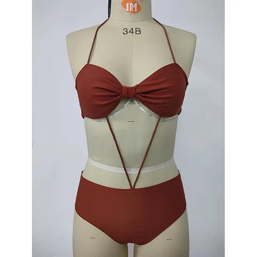 New Style Wholesale Summer Women Swimsuit Slip Halter Swimwear