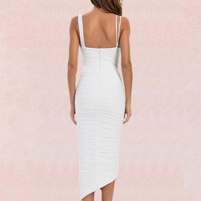 ruched midi bodycon dress manufacturer