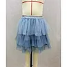 girls light blue tiered skirt manufacturer