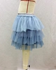 girls light blue tiered skirt manufacturer
