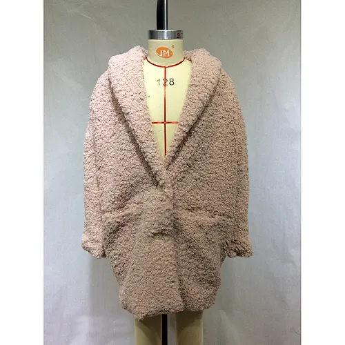 Shirt Collar Children Faux Fur Wholesale Winter Sherpa Jacket