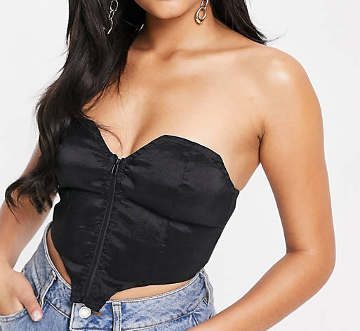 black satin corset manufacturer