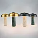Hotel Engineering Decorate Rechargeable Desk Lamp Black Advanced Wireless Table Lamp