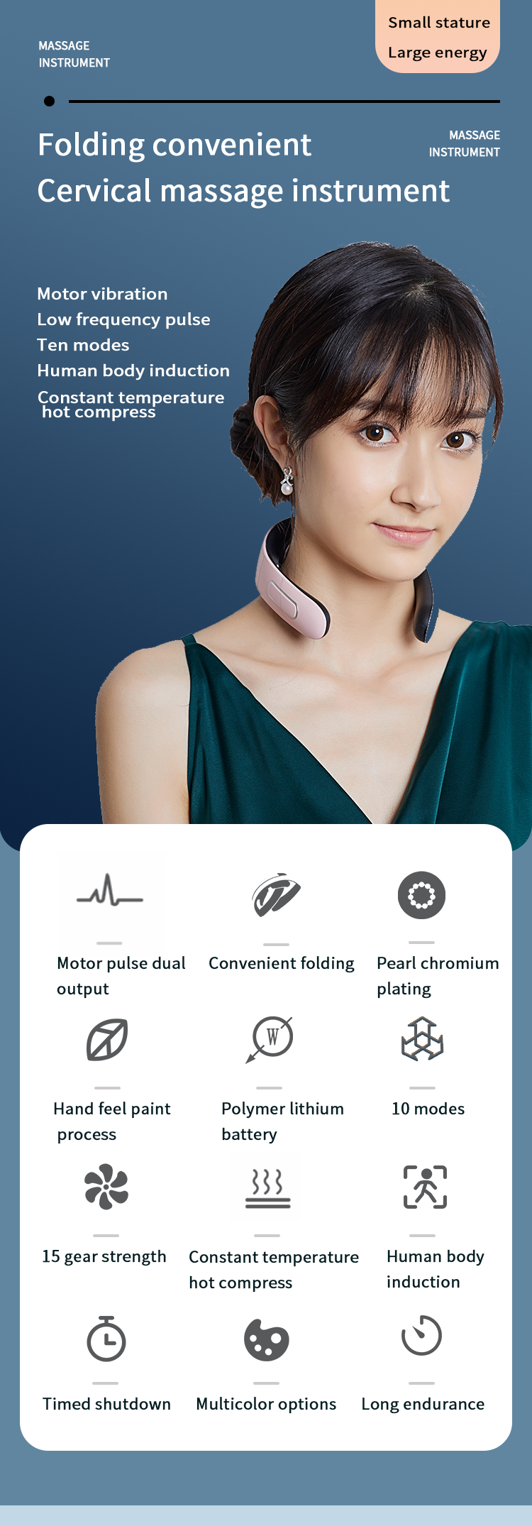 neck back vibration massager