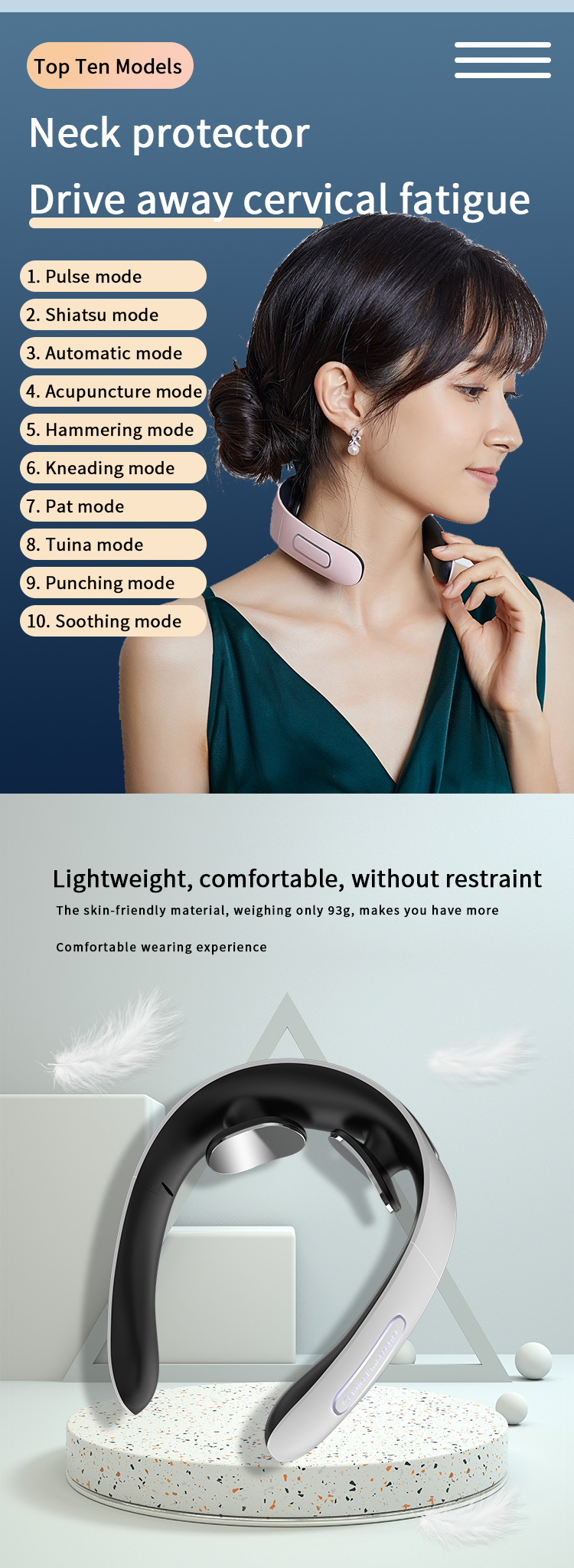 vibration dc motor massager