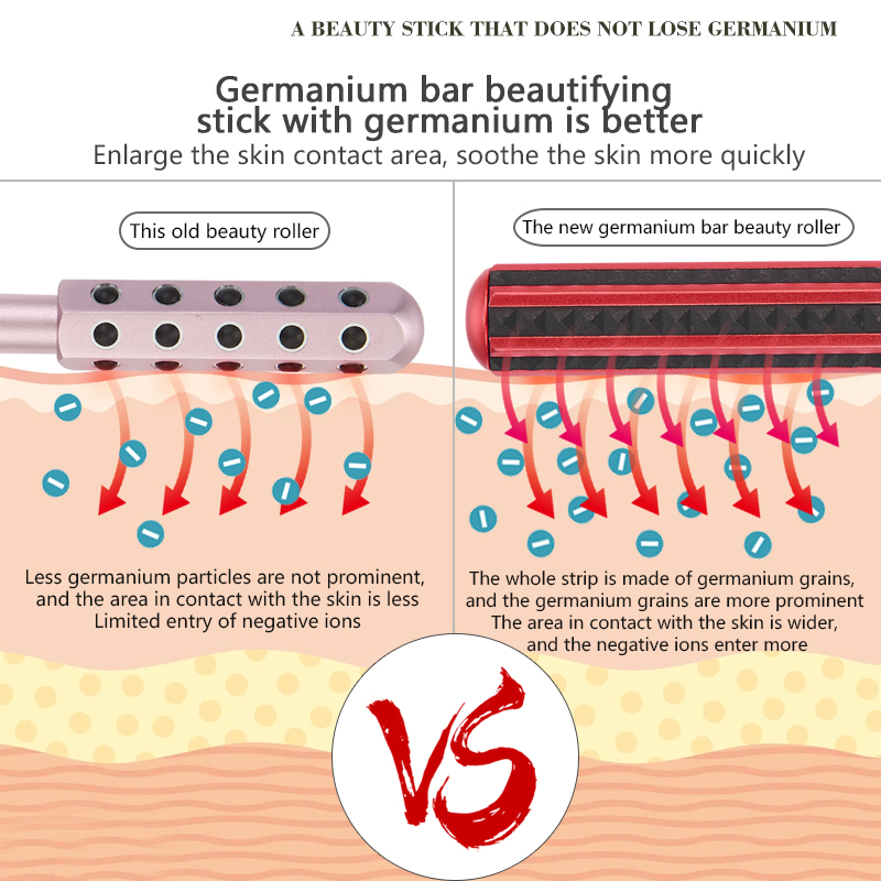 face massage roller with germanium