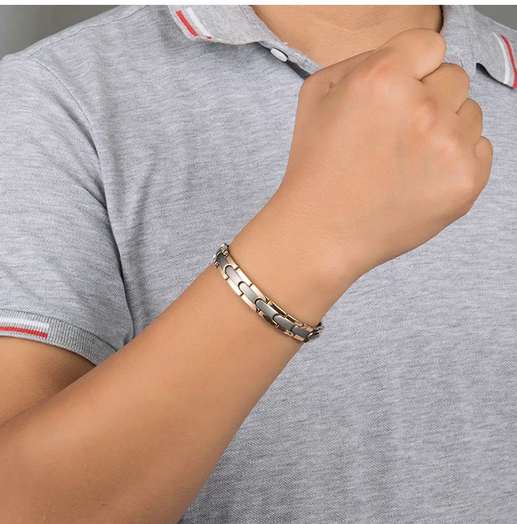 titanium germanium bracelet